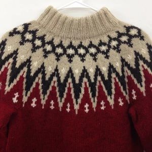 Handmade Denmark Wool Scandinavian Nordic Sweater